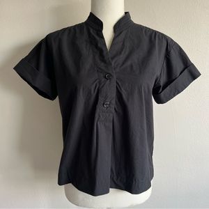 Banana Republic Black Short Sleeve Tunic
